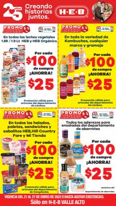 Ofertas de Hiper-Supermercados en el catálogo de HEB ( Vence mañana)