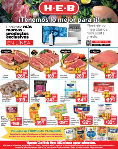 Ofertas de Hiper-Supermercados en Monterrey | ¡Aprovecha en HEB! | Cumbres de HEB | 13/5/2022 - 19/5/2022