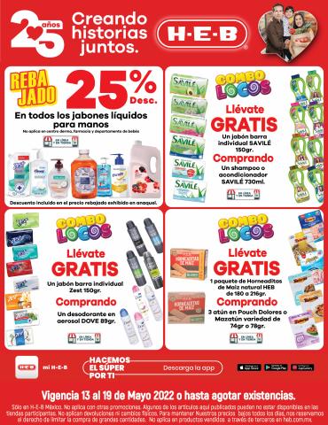 Ofertas de Hiper-Supermercados en Reynosa | Aprovecha en H-E-B de HEB | 13/5/2022 - 19/5/2022