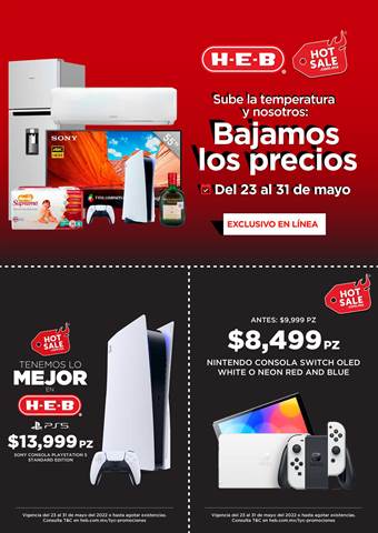 Ofertas de Hiper-Supermercados en Juriquilla | Bajamos los Precios | Gamer de HEB | 23/5/2022 - 31/5/2022