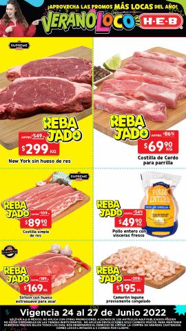 Ofertas de Hiper-Supermercados en Santa Catarina (Nuevo León) | Verano Loco de HEB | 24/6/2022 - 27/6/2022