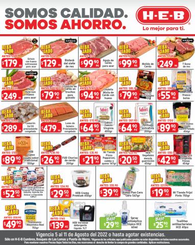 Ofertas de Hiper-Supermercados en San Nicolás de los Garza | Somos Calidad, Somos Ahorro de HEB | 5/8/2022 - 11/8/2022