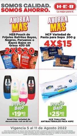 Ofertas de Hiper-Supermercados en Ciudad Apodaca | Somos Calidad, Somos Ahorro HEB de HEB | 5/8/2022 - 11/8/2022
