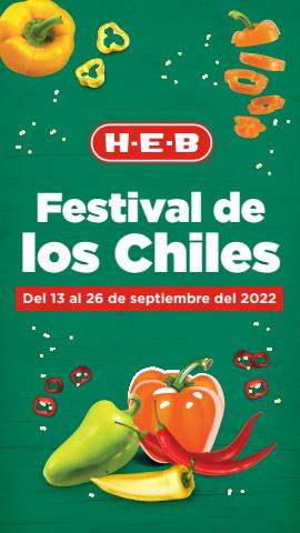 Ofertas de Hiper-Supermercados en García | Festival de los Chiles de HEB | 13/9/2022 - 26/9/2022