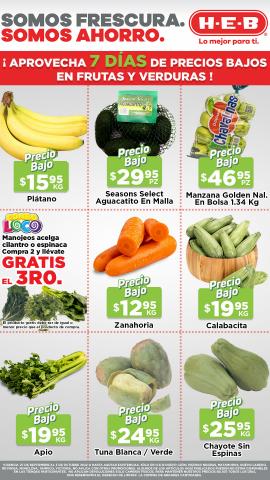 Ofertas de Hiper-Supermercados en General Escobedo | ¡Aprovecha en Heb 7 Días de Precios Bajos! | Monterrey de HEB | 27/9/2022 - 3/10/2022