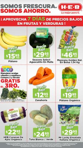 Ofertas de Hiper-Supermercados en El Pueblito | ¡Aprovecha en Heb 7 Días de Precios Bajos! | Querétaro de HEB | 27/9/2022 - 3/10/2022