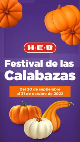 Catálogo HEB en San Nicolás de los Garza | Festival De Las Calabazas  | 29/9/2022 - 31/10/2022