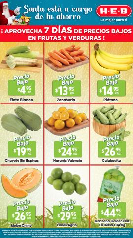 Ofertas de Hiper-Supermercados en San Francisco del Rincón | Aprovecha 7 Días de Precios Bajos en Frutas y Verduras | Bajío  de HEB | 29/11/2022 - 5/12/2022