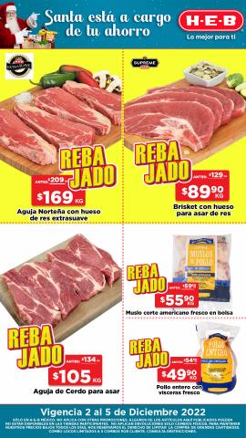 Ofertas de Hiper-Supermercados en Celaya | Santa está a cargo de tu Ahorro de HEB | 2/12/2022 - 5/12/2022