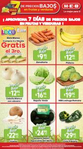 Ofertas de Hiper-Supermercados en Saltillo | Aprovecha 7 Días de Precios Bajos en Frutas y Verduras | Saltillo de HEB | 24/1/2023 - 30/1/2023