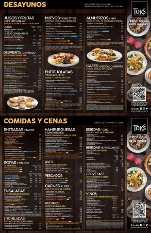 Catálogo Toks Restaurante en León | Menú Toks | 13/4/2023 - 12/7/2023