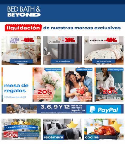 Catálogo Bed Bath & Beyond | Ofertas Increíbles! | 21/9/2022 - 30/9/2022