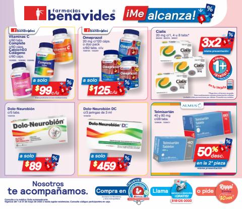 Ofertas de Hiper-Supermercados en San Luis Río Colorado | FARMACIAS BENAVIDES de Farmacias Benavides | 18/5/2022 - 31/5/2022