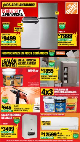 Ofertas de Hiper-Supermercados en Zamora de Hidalgo | ¡NOS ADELANTAMOS! DILE SÍ Y APROVECHA    de The Home Depot | 19/5/2022 - 22/5/2022