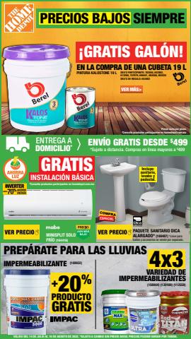 Ofertas de Hogar y Muebles en Zacatecas | PRECIOS BAJOS SIEMPRE de The Home Depot | 14/7/2022 - 10/8/2022