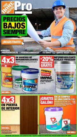 Ofertas de Ferreterías y Construcción en Atlixco | PRECIOS BAJOS SIEMPRE  de The Home Depot | 14/7/2022 - 10/8/2022
