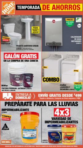 Catálogo The Home Depot en Los Mochis | TEMPORADA DE AHORROS | 8/9/2022 - 5/10/2022