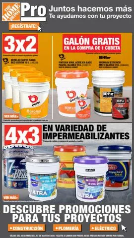 Catálogo The Home Depot en Tlaquepaque | JUNTOS HACEMOS MÁS, TE AYUDAMOS CON TU PROYECTO | 30/3/2023 - 17/5/2023