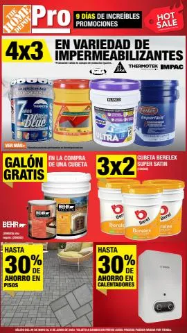 Catálogo The Home Depot en Santiago de Querétaro | HOT SALE, 9 DÍAS DE INCREÍBLES PROMOCIONES | 29/5/2023 - 6/6/2023