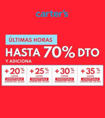 Catálogo Carter's | Últimas Horas | 6/6/2023 - 18/6/2023