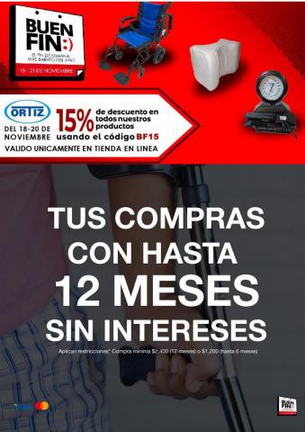 Catálogo Productos médicos Ortiz en Heróica Puebla de Zaragoza | Ofertas Ortiz Buen Fin | 18/11/2022 - 20/11/2022