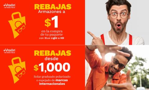Ofertas de Ópticas en Cholula de Rivadavia | Ofertas Increíbles! de Ópticas Masvision | 21/6/2022 - 30/6/2022