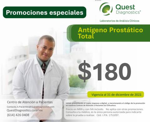 Catálogo Quest Diagnostics | ofertas Quest Diagnostics | 10/3/2022 - 31/12/2022