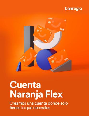Ofertas de Bancos y Servicios en Ciudad de México | Cuenta Naranja Flex de Banregio | 1/9/2022 - 1/12/2022