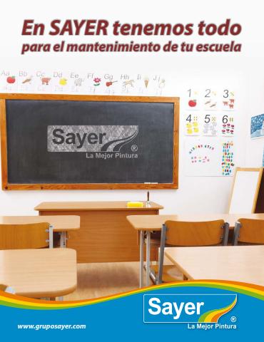 Oferta en la página 6 del catálogo Mantenimiento Escolar de Sayer
