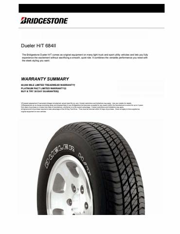 Catálogo Bridgestone en Delicias | Dueler HT 684II | 11/7/2022 - 10/10/2022
