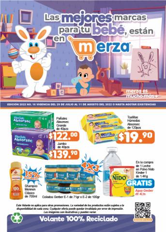 Ofertas de Hiper-Supermercados en Cholula de Rivadavia | Las Mejores Marcas de Merza | 30/7/2022 - 11/8/2022