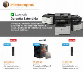 Ofertas de Lenovo en el catálogo de Intercompras ( 4 días más)