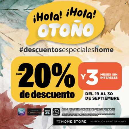 Ofertas de Tiendas Departamentales en Guadalajara | Hola Hola Otoño de The Home Store | 22/9/2022 - 30/9/2022