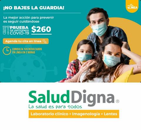 Ofertas de Farmacias y Salud en Ciudad Nezahualcóyotl | Ofertas imperdibles Salud Digna de Salud Digna | 13/6/2022 - 30/6/2022