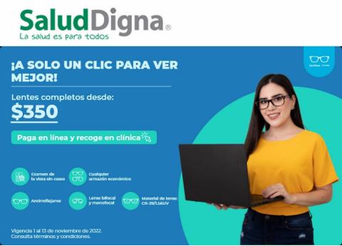 Catálogo Salud Digna en Ciudad de México | Ofertas Increíbles! | 2/11/2022 - 30/11/2022