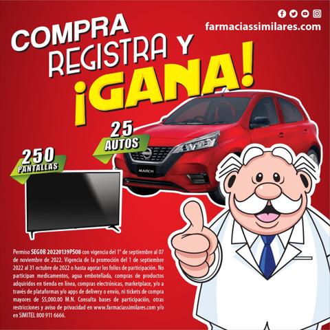 Catálogo Farmacias Similares en Matehuala | Ofertas Farmacias Similares | 2/9/2022 - 7/11/2022
