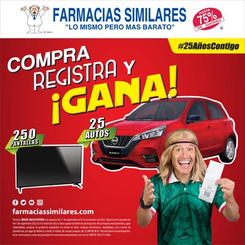 Catálogo Farmacias Similares en Monterrey | Ofertas Farmacias Similares | 21/9/2022 - 31/10/2022
