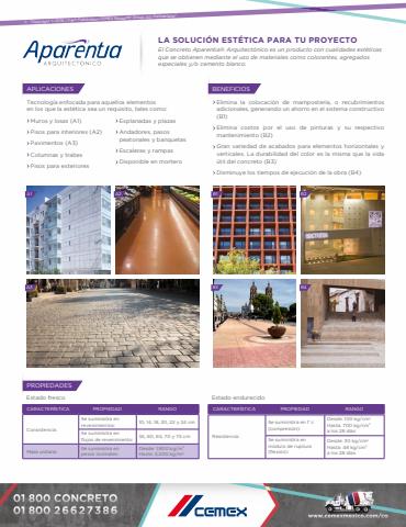 Catálogo Construrama en Heróica Puebla de Zaragoza | Concreto Aparentia Arquitectonico | 22/11/2022 - 21/2/2023