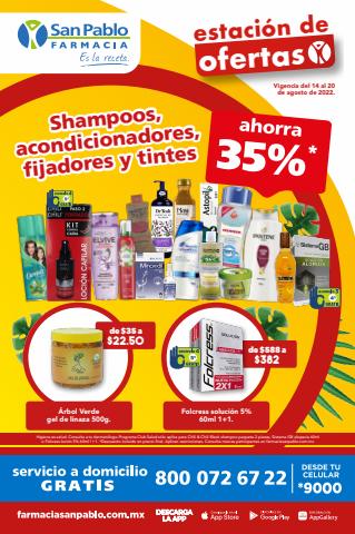 Ofertas de Hiper-Supermercados en Azcapotzalco | ESTACIÓN DE OFERTAS de Farmacia San Pablo | 14/8/2022 - 20/8/2022