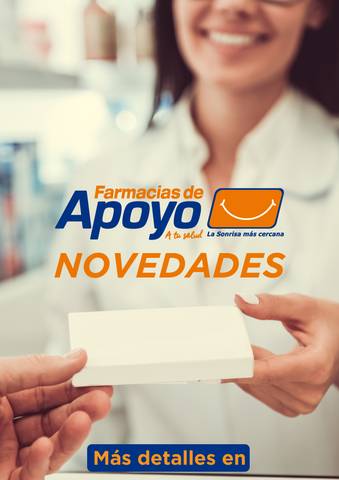 Catálogo Farmacias de Apoyo | Novedades Farmacias de Apoyo | 30/9/2022 - 30/10/2022