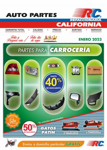 Catálogo Refaccionaria California | Ofertas Increíbles! | 2/1/2023 - 31/1/2023