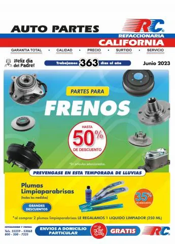 Catálogo Refaccionaria California en León | Ofertas Increíbles! | 1/6/2023 - 30/6/2023