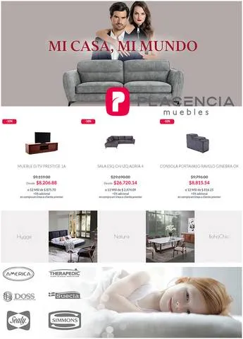 Catálogo Muebles Placencia en Salamanca | Rebajas Muebles Placencia | 1/4/2023 - 1/5/2023