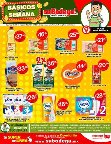 Catálogo SuBodega en Ecatepec de Morelos | Ofertas SuBodega | 27/3/2023 - 2/4/2023
