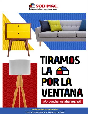Catálogo Sodimac Homecenter en Venustiano Carranza | TIRAMOS LA CASA POR LA VENTANA | PLAZA CENTRAL | 24/6/2022 - 4/8/2022