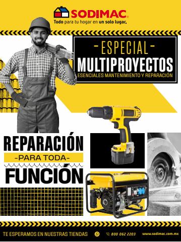 Ofertas de Ferreterías y Construcción en Álvaro Obregón (CDMX) | ESPECIAL MULTIPROYECTOS  de Sodimac Constructor | 5/8/2022 - 2/9/2022