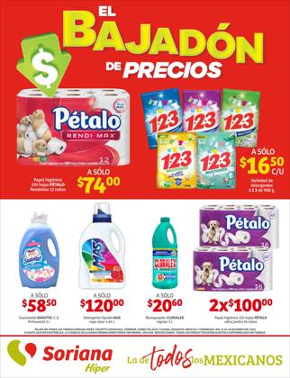 Ofertas de Hiper-Supermercados en el catálogo de Soriana Híper ( 2 días más)