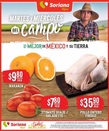 Ofertas de Hiper-Supermercados en el catálogo de Soriana Híper ( Vence hoy)