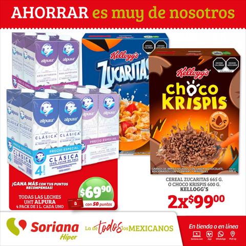 Ofertas de Hiper-Supermercados en Mexicali | Catálogo Soriana Híper de Soriana Híper | 15/8/2022 - 30/8/2022