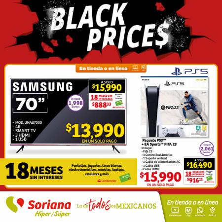 Catálogo Soriana Híper | Black Prices Híper y Súper | 22/11/2022 - 30/11/2022